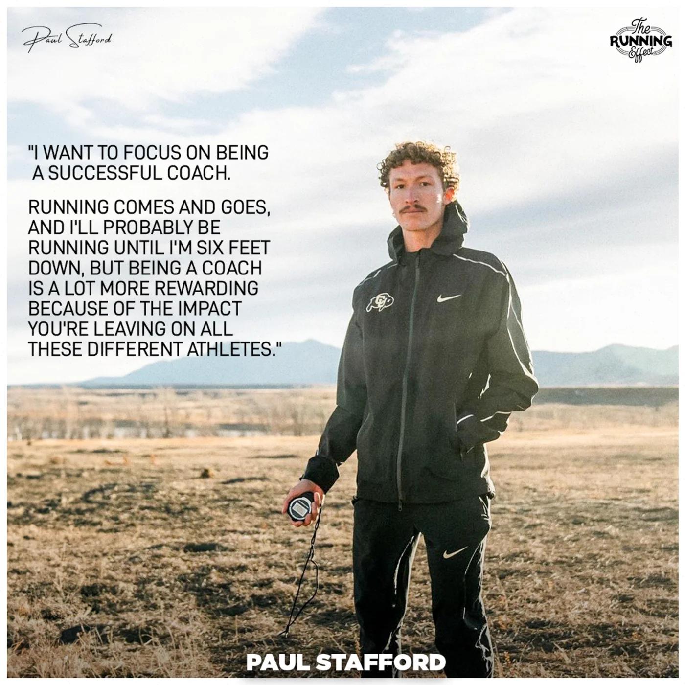 Paul Stafford On Running For The University Of Colorado & Launching A Coaching Business