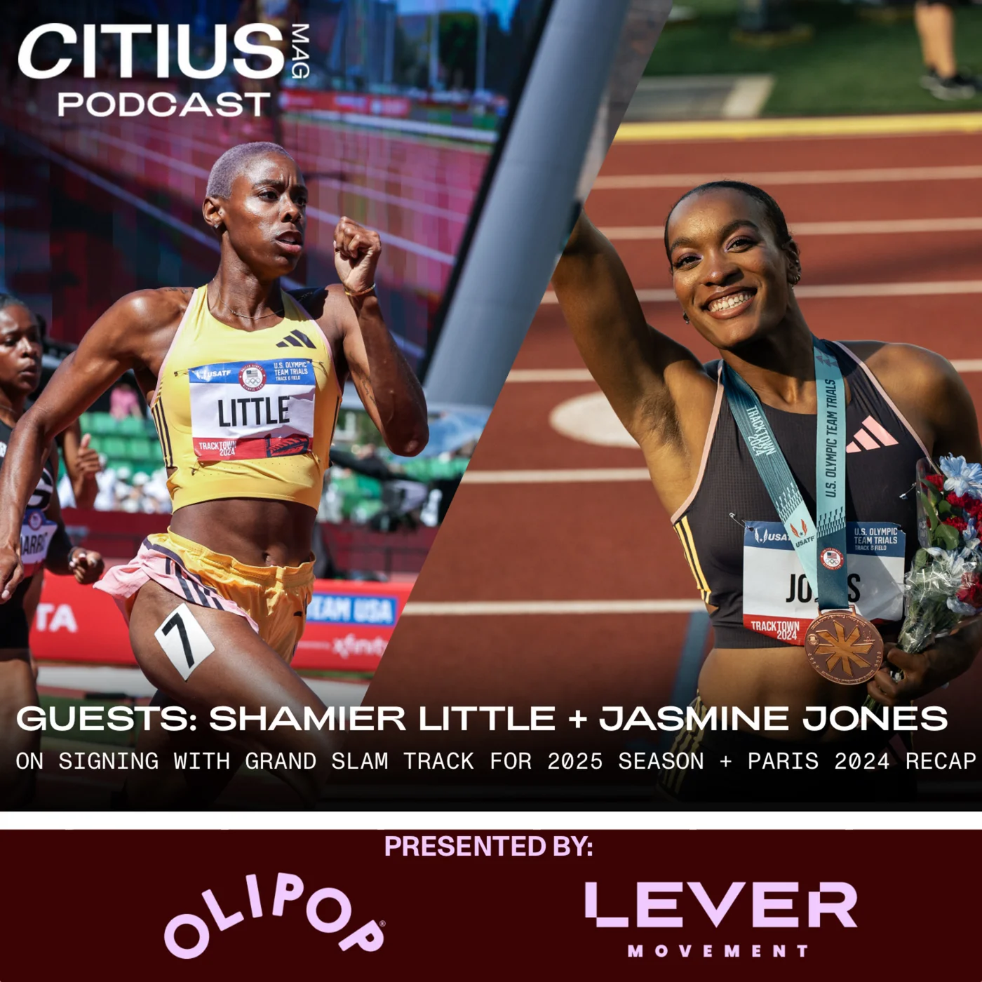Jasmine Jones and Shamier Little On Joining Grand Slam Track's "Long Hurdles" Squad + Reflections On Paris 2024