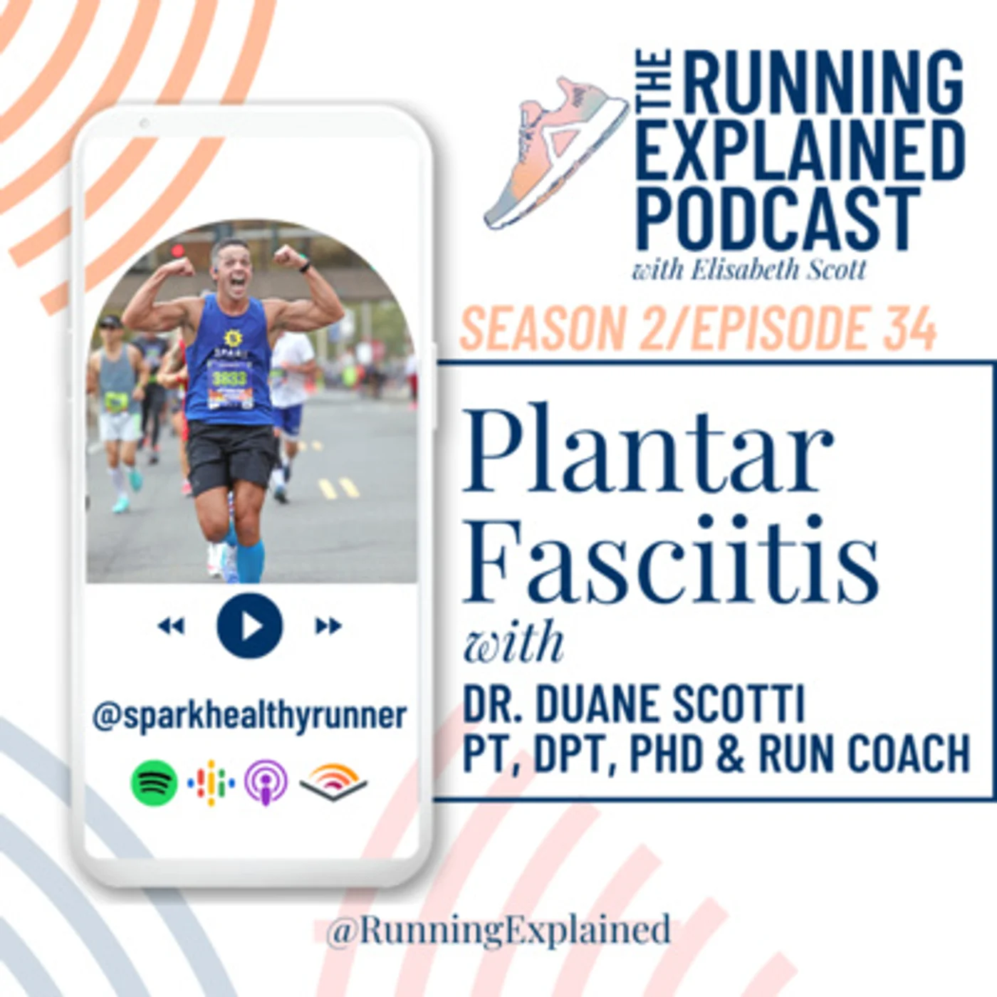 s2/e34 Plantar Fasciitis with Dr. Duane Scotti, DPT, PhD, OCS (@sparkhealthyrunner)