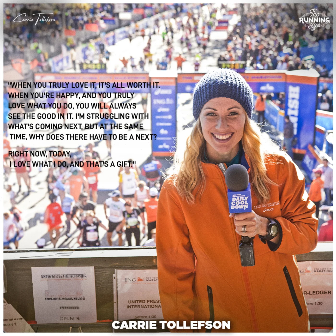Olympian & 5xNCAA Champion Carrie Tollefson On Her Career In Track & Broadcasting