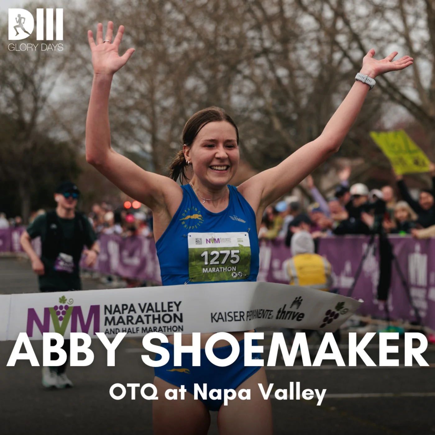 Abby Shoemaker after her OTQ at Napa Valley