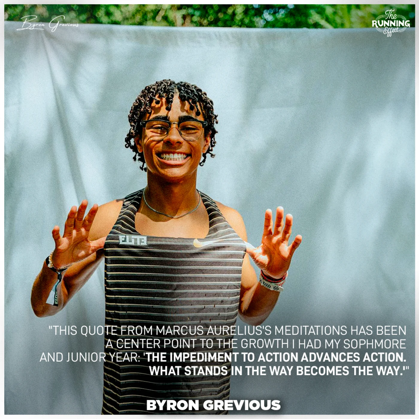 Byron Grevious On Going To A Boarding School & Being One Of The Fastest Kids In The Country 