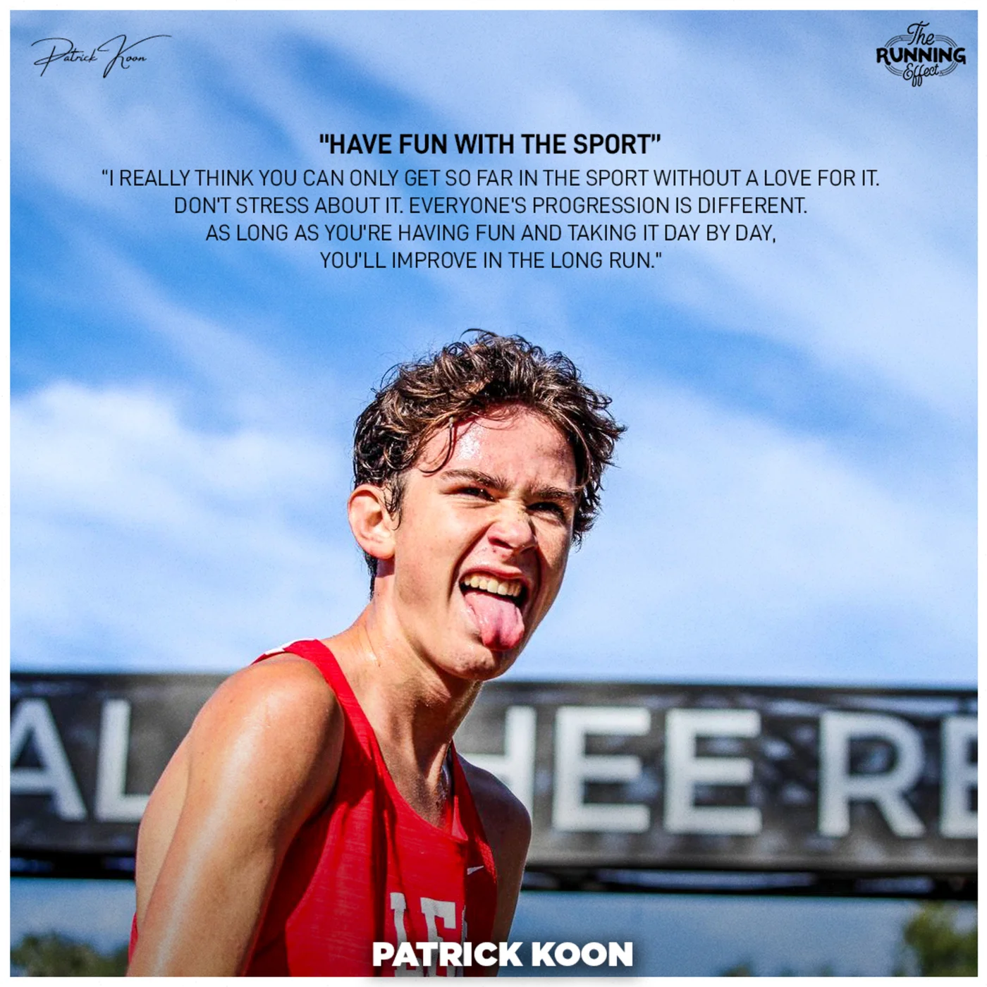 Chasing The Dream: Patrick Koon's Journey From Running At 4yrs Old To Commiting To Stanford