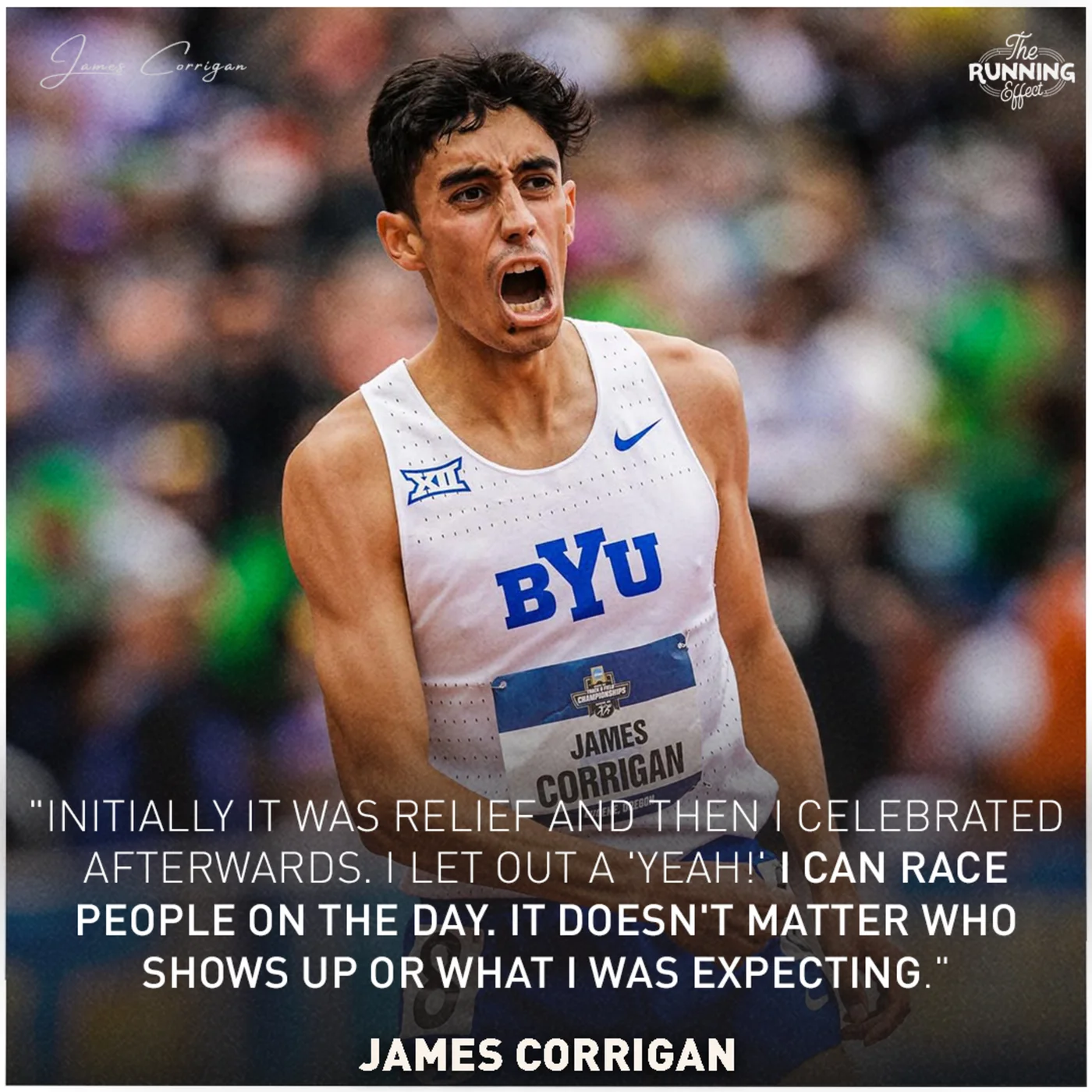 He Ran 8:16 to Win NCAAs, Placed 3rd at the Olympic Trials, Represented Team USA, and Is a Married Dad in College: The Unbelievable Rise of James Corrigan