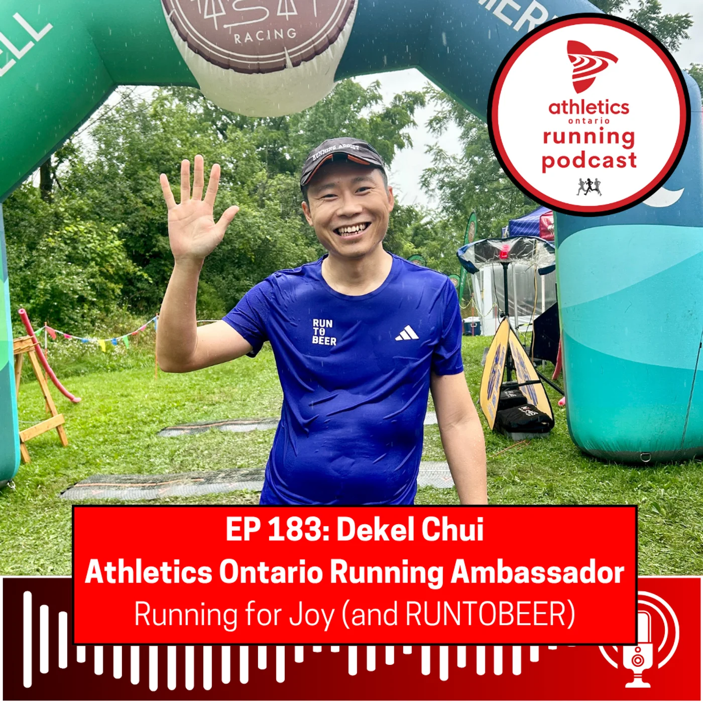 EP 183: Dekel Chui, Athletics Ontario Running Ambassador - Running for Joy (and RUNTOBEER)