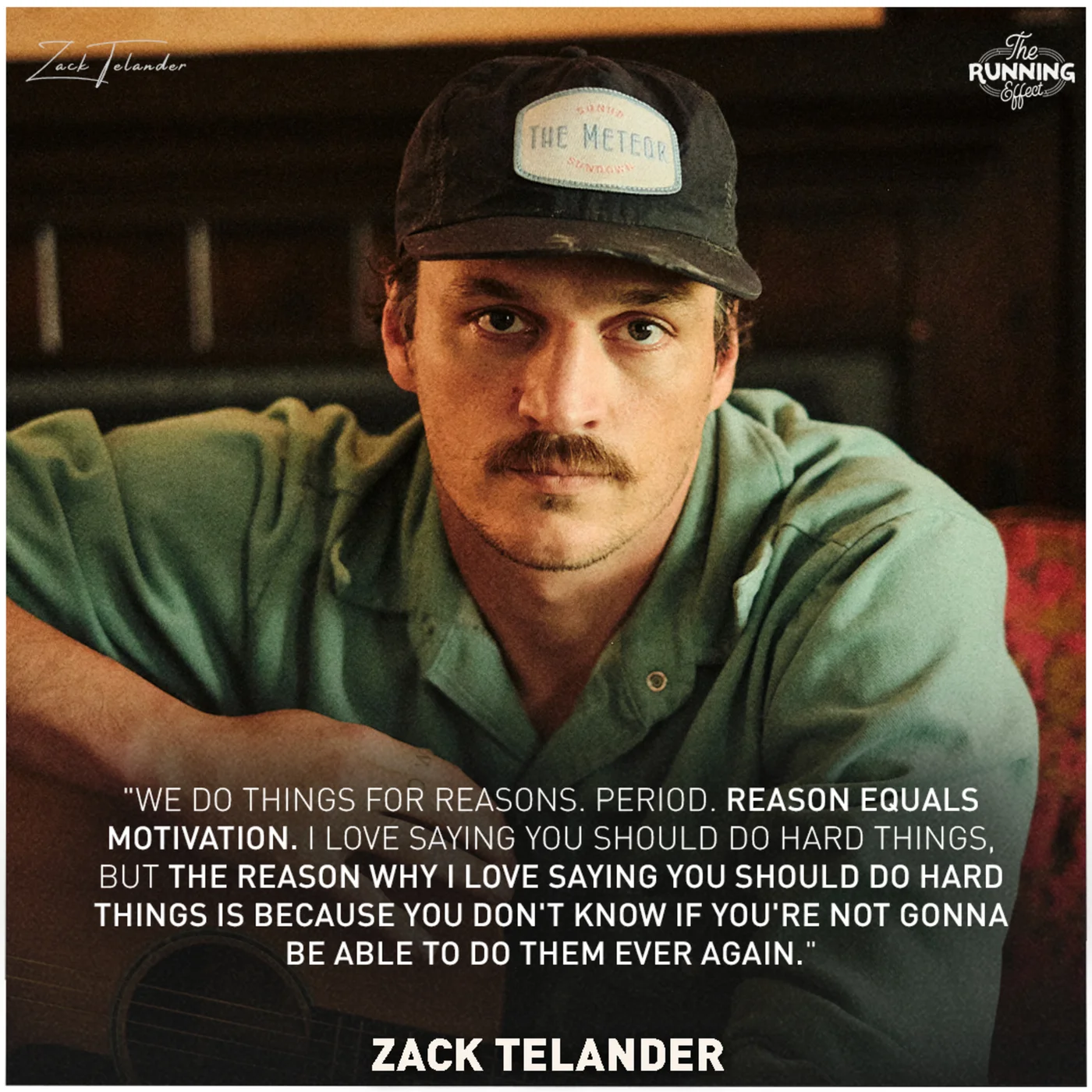 Zack Telander on Discipline, Longevity, and Why He’s Running a Mile Or More Every Day With No Background In Running