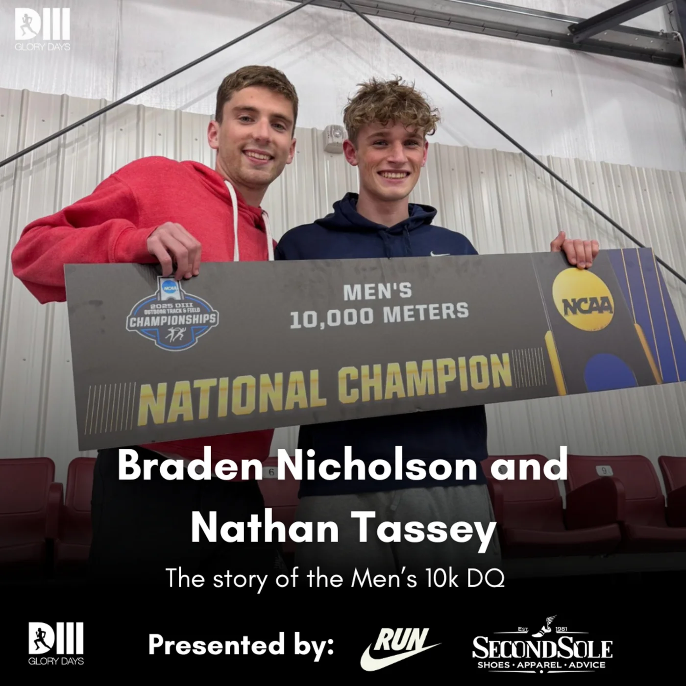 Nathan Tassey and Braden Nicholson: The Men's D3 10k DQ Story