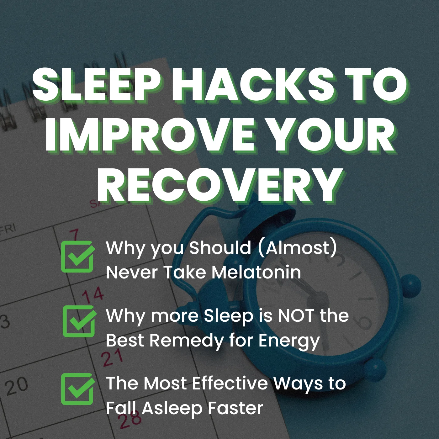 How Runners Can Sleep Better And Recover Faster