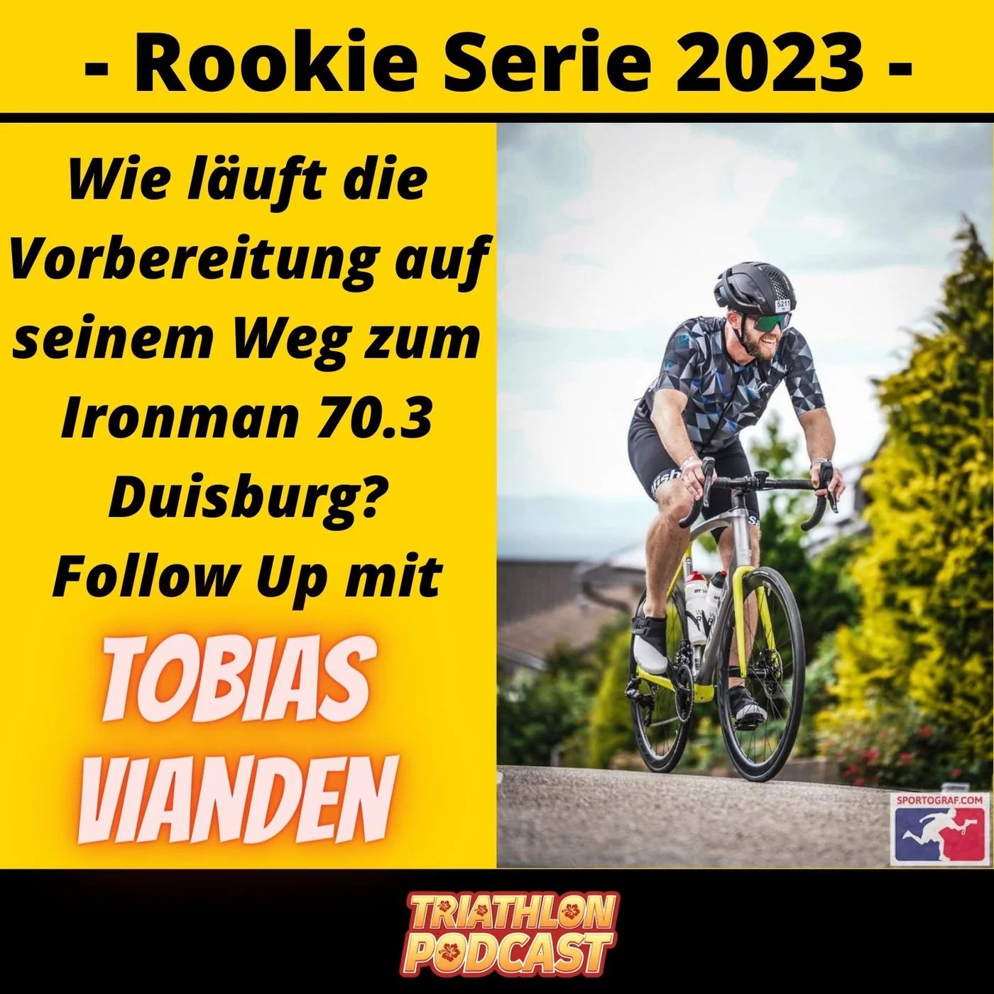 Wie geht es Agegrouper Tobias Vianden auf seinem Weg zum Ironman 70.3 Duisburg ? - Rookie Serie 2023