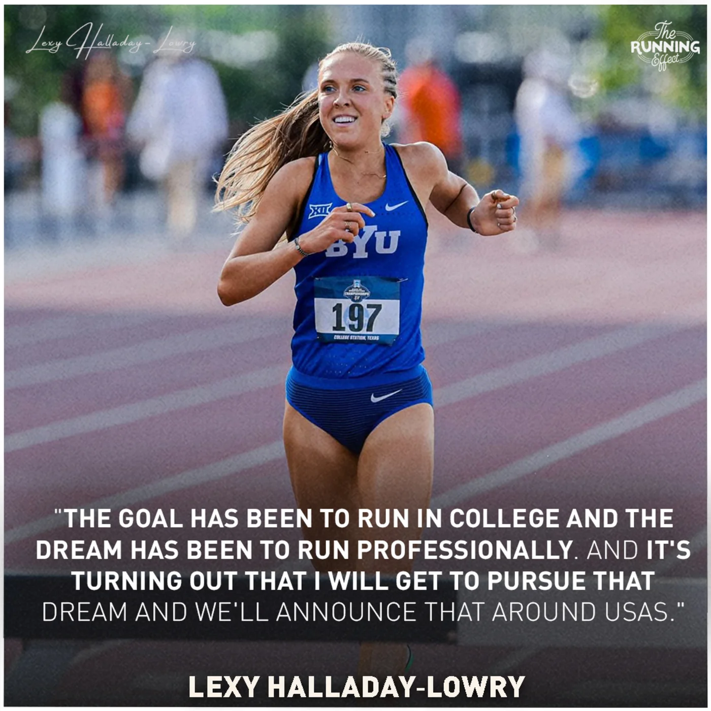 Lexy Halladay-Lowry Ran 9:08 in the Steeplechase, Went Sub-15 in the 5K, and Is Now One of the Fastest NCAA Athletes of All Time