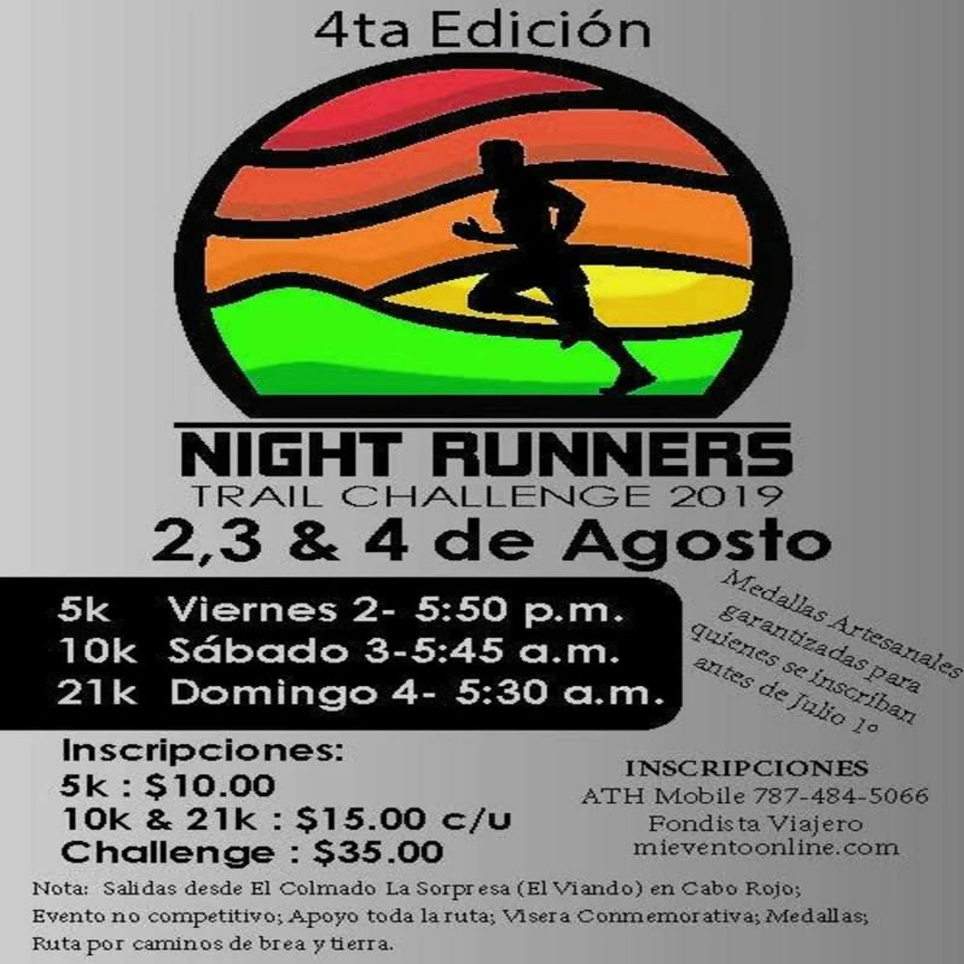 Night Runners Challenge 2019  Ep 34 Una Carrera Diferente