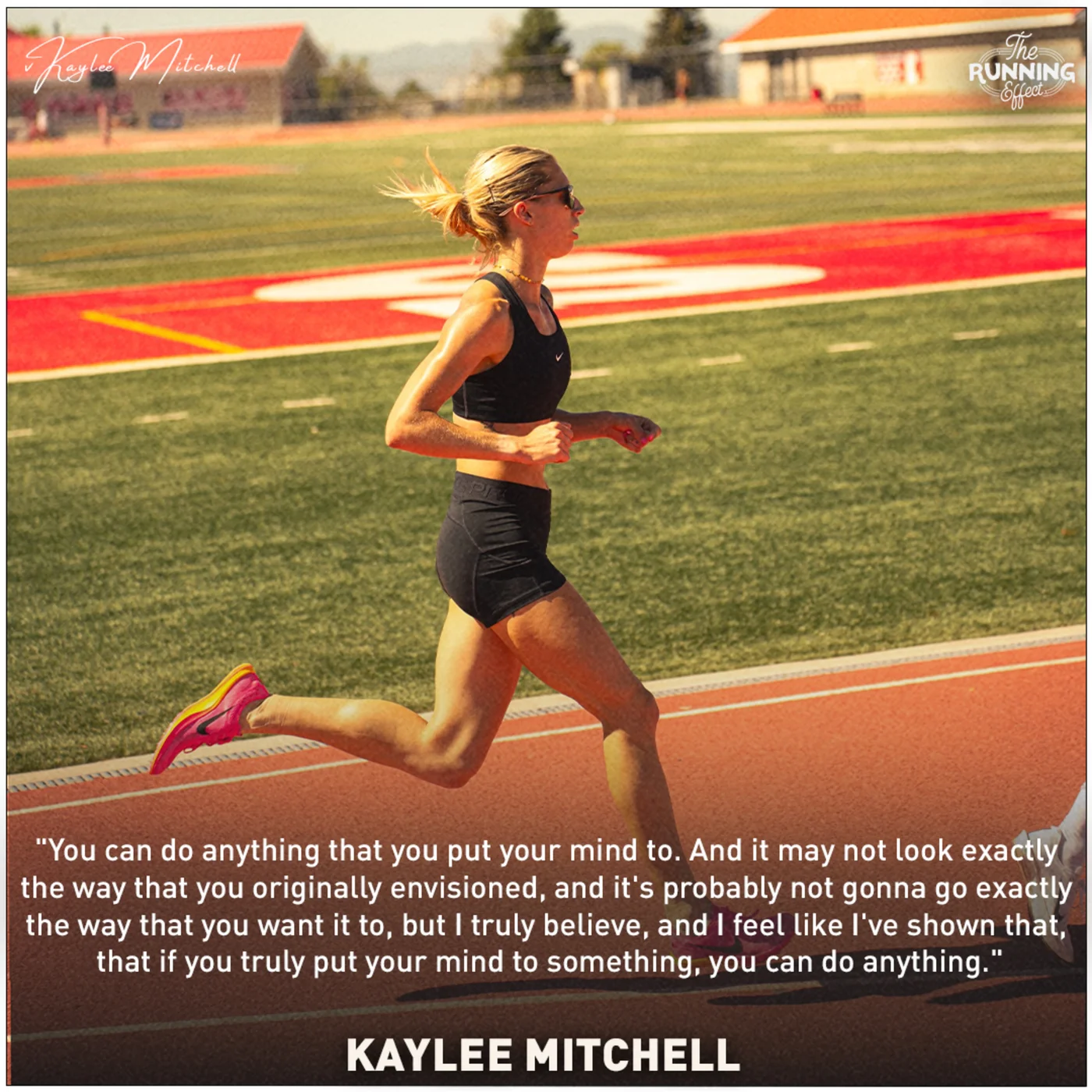 Nike Athlete & 10xAll-American Kaylee Mitchell Shares Wisdom From Her Career & Gives Advice On Working Through Attaching Your Worth To Running 