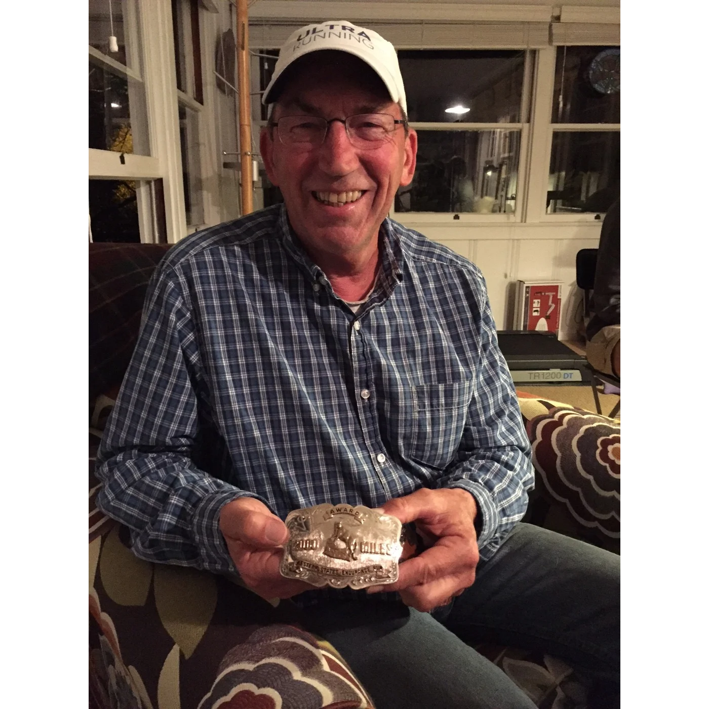 2000 Mile Western States Silver Buckle - Dan Williams