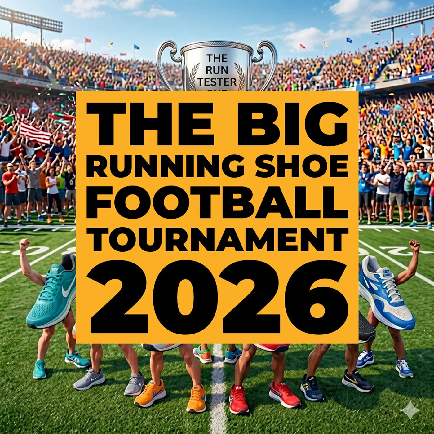 The Big Running Shoe Football Tournament 2026 | 32 Running Shoes. 1 Winner