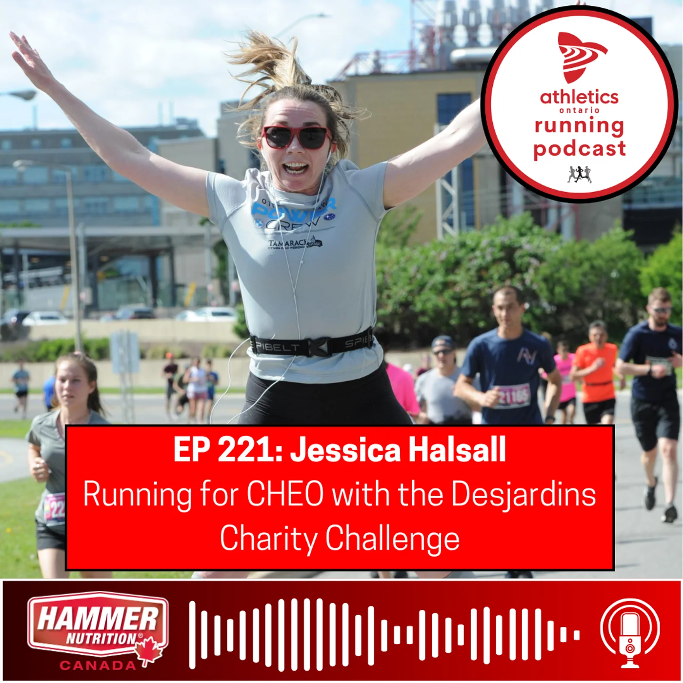 EP 221: Jessica Halsall, Ottawa's Power Mom - Running for CHEO with the Desjardins Charity Challenge