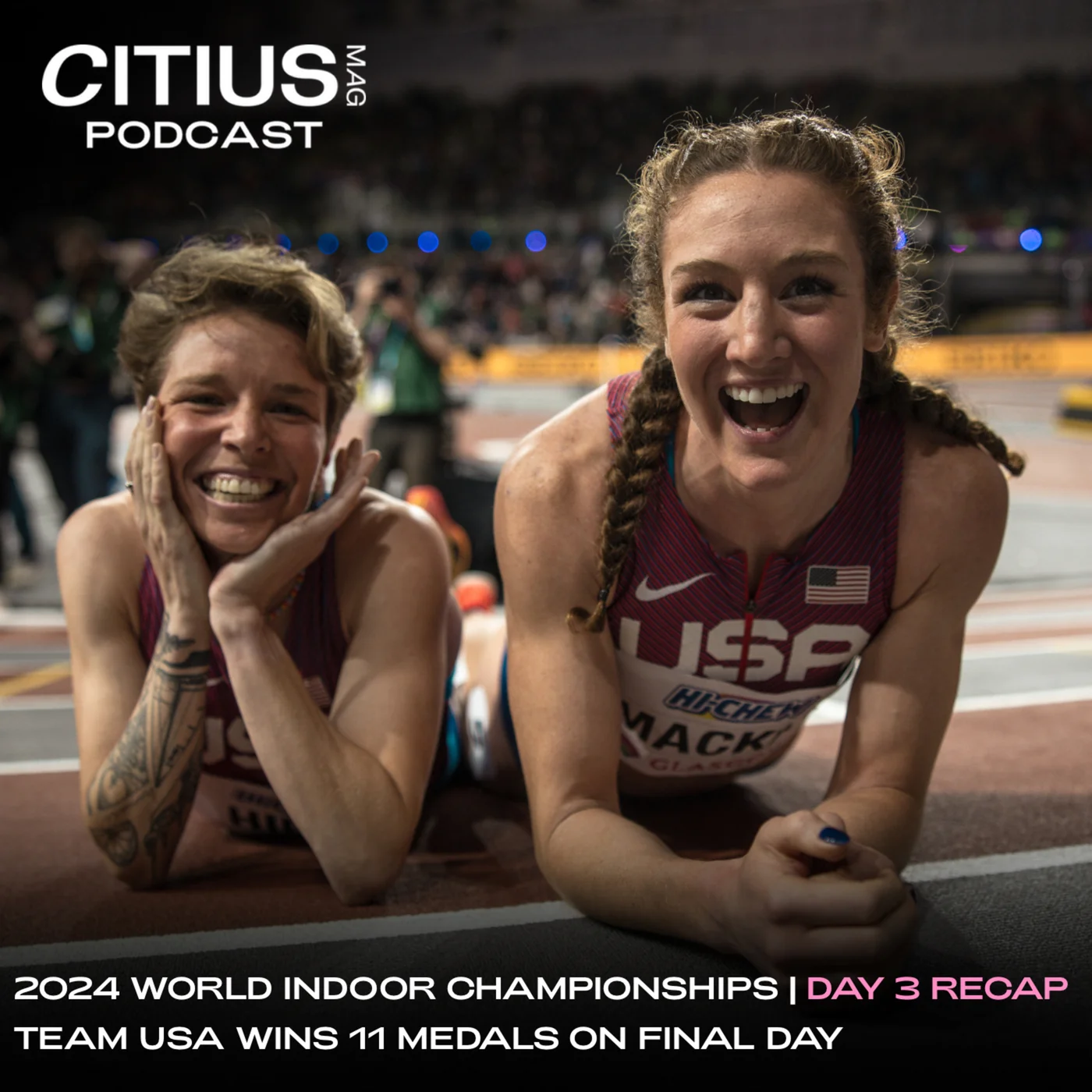World Indoor Championships Day 3 Recap: United States Wins 11 Medals on Final Day (Bryce Hoppel! Tara Davis-Woodhall! Nikki Hiltz! Cole Hocker! Emily Mackay! Hobbs Kessler! + More)