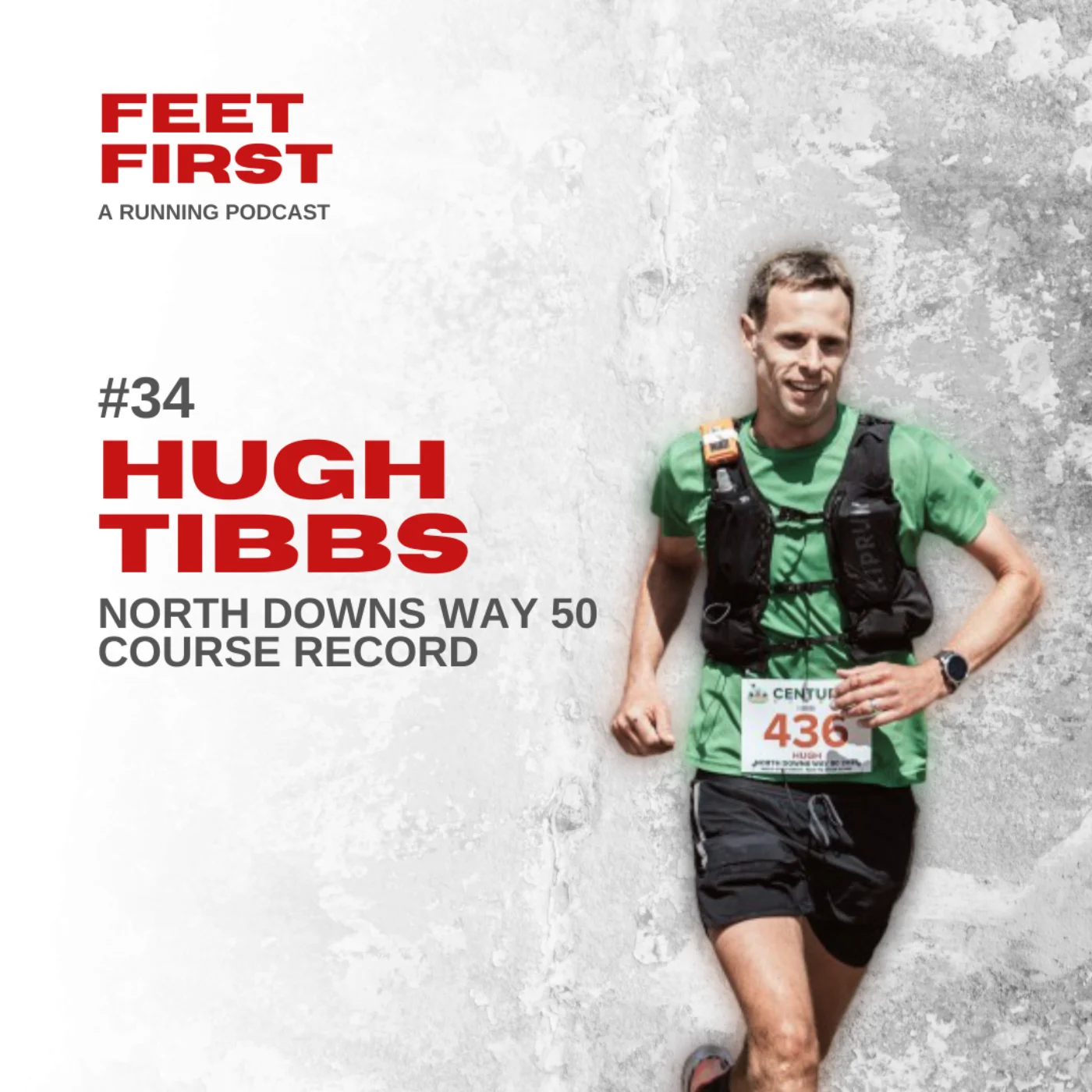 #34 - Hugh Tibbs - North Downs Way 50 Course Record