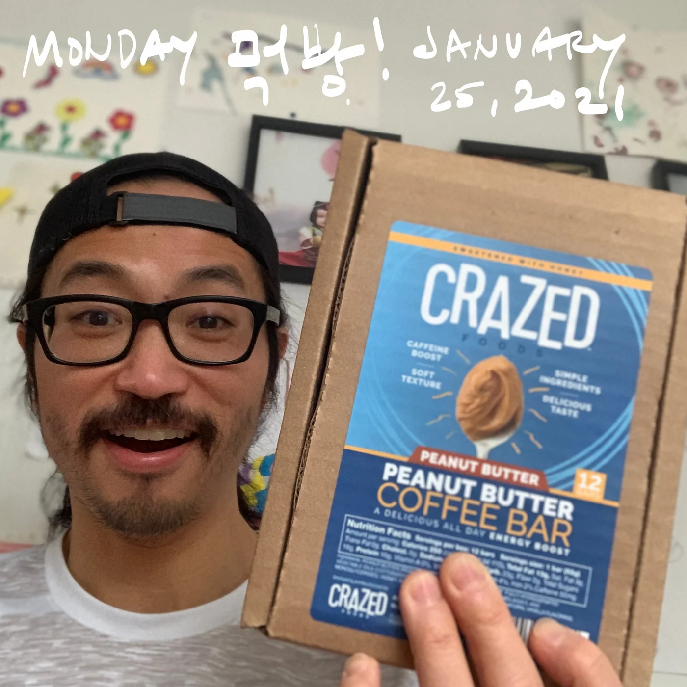 Monday Mukbang! - Crazed Foods Peanut Butter Coffee Bar